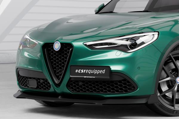 CSR Frontspoiler | Cup-Spoilerlippe mit ABE für Alfa Romeo Stelvio CSL886-L Lackierung erforderlich (unlackiert roh)