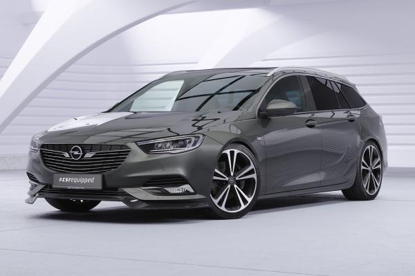 CSR Frontspoiler | Cup-Spoilerlippe mit ABE für Opel Insignia B CSL889-C Carbon Look Hochglanz (keine Lackierung erforderlich)