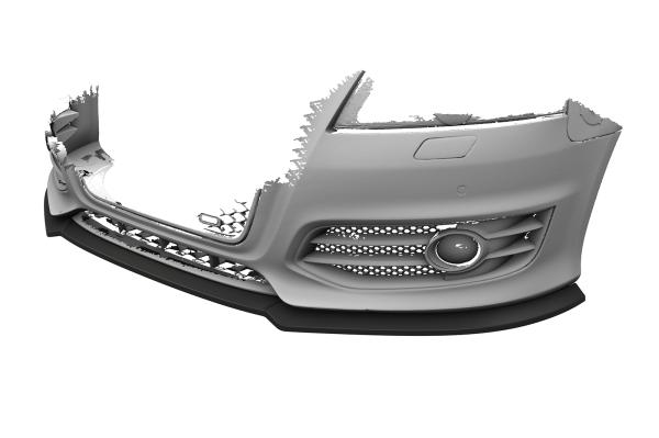 CSR Frontspoiler | Cup-Spoilerlippe mit ABE für Audi S3 (8P/8PA) CSL890-C Carbon Look Hochglanz (keine Lackierung erforderlich)