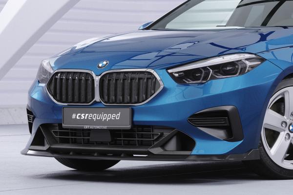 CSR Frontspoiler | Cup-Spoilerlippe mit ABE für BMW 2er F44 CSL891-C Carbon Look Hochglanz (keine Lackierung erforderlich)