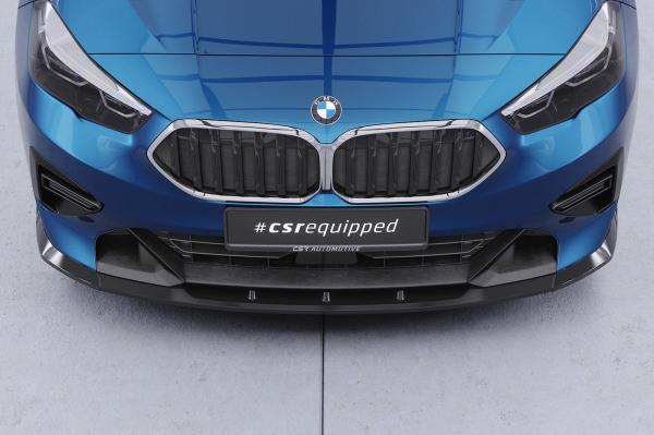 CSR Frontspoiler | Cup-Spoilerlippe mit ABE für BMW 2er F44 CSL891-C Carbon Look Hochglanz (keine Lackierung erforderlich)