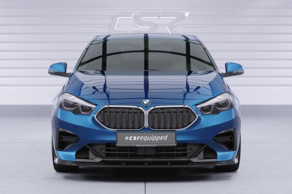 CSR Frontspoiler | Cup-Spoilerlippe mit ABE für BMW 2er F44 CSL891-C Carbon Look Hochglanz (keine Lackierung erforderlich)