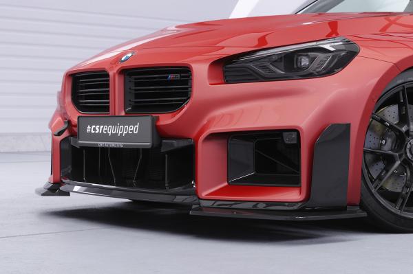CSR Frontspoiler | Cup-Spoilerlippe mit ABE für BMW M2 G87 CSL894-L Lackierung erforderlich (unlackiert roh)