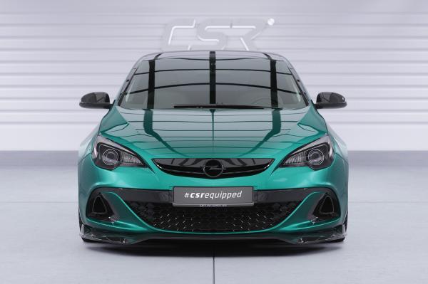 CSR Frontspoiler | Cup-Spoilerlippe mit ABE für Opel Astra J OPC CSL897-G Glossy schwarz Hochglanz (keine Lackierung erforderlich)