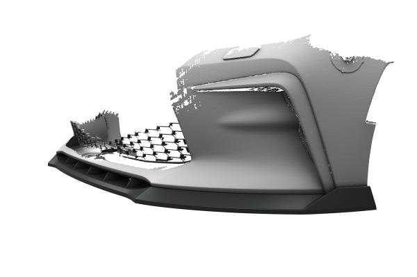 CSR Frontspoiler | Cup-Spoilerlippe mit ABE für Toyota GR86 CSL901-C Carbon Look Hochglanz (keine Lackierung erforderlich)