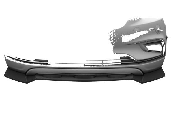 CSR Frontspoiler | Cup-Spoilerlippe mit ABE für Opel Mokka X CSL904-L Lackierung erforderlich (unlackiert roh)