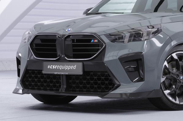 CSR Frontspoiler | Cup-Spoilerlippe mit ABE für BMW X2 / iX2 (U10) CSL907-S strukturiert schwarz matt (keine Lackierung erforderlich)