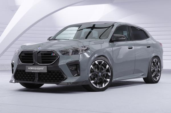 CSR Frontspoiler | Cup-Spoilerlippe mit ABE für BMW X2 / iX2 (U10) CSL907-S strukturiert schwarz matt (keine Lackierung erforderlich)
