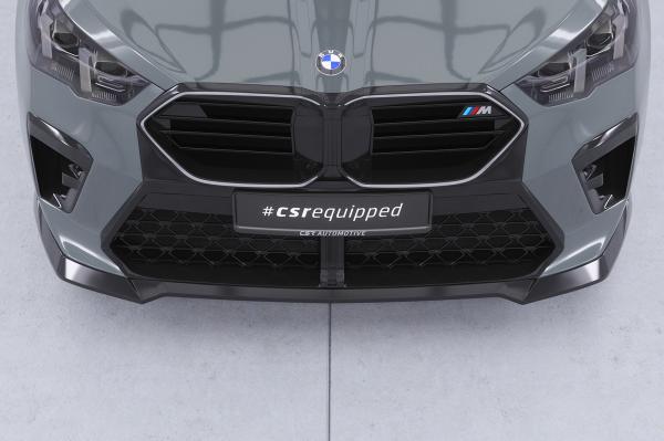 CSR Frontspoiler | Cup-Spoilerlippe mit ABE für BMW X2 / iX2 (U10) CSL907-S strukturiert schwarz matt (keine Lackierung erforderlich)