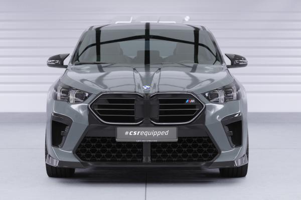 CSR Frontspoiler | Cup-Spoilerlippe mit ABE für BMW X2 / iX2 (U10) CSL907-S strukturiert schwarz matt (keine Lackierung erforderlich)