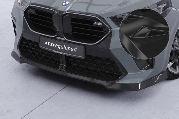 CSR Frontspoiler | Cup-Spoilerlippe mit ABE für BMW X2 / iX2 (U10) CSL907-G Glossy schwarz Hochglanz (keine Lackierung erforderlich)