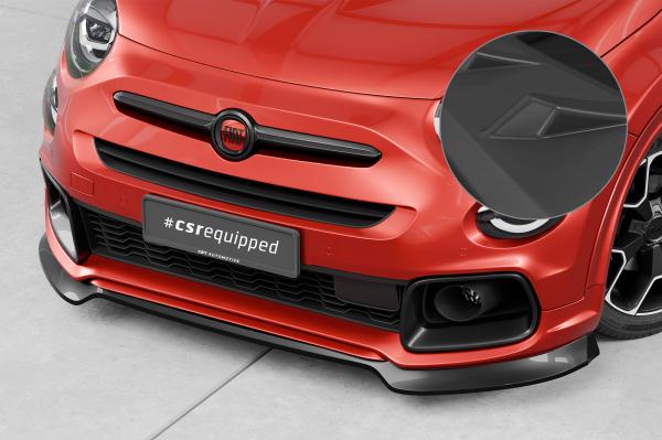 CSR Frontspoiler | Cup-Spoilerlippe mit ABE für Fiat 500X Sport CSL908-L Lackierung erforderlich (unlackiert roh)