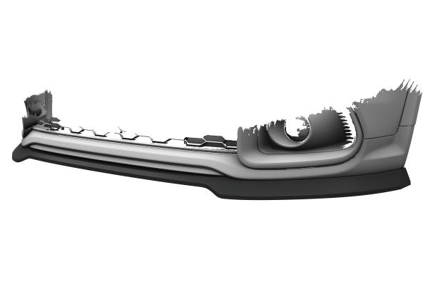 CSR Frontspoiler | Cup-Spoilerlippe mit ABE für Fiat 500X Sport CSL908-G Glossy schwarz Hochglanz (keine Lackierung erforderlich)