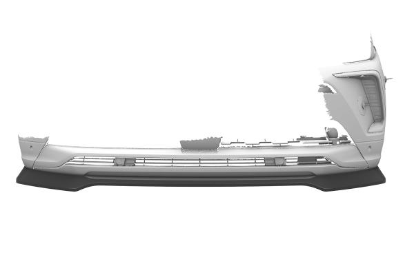 CSR Frontspoiler | Cup-Spoilerlippe mit ABE für Opel Grandland 1.Gen (P1UO) CSL913-G Glossy schwarz Hochglanz (keine Lackierung erforderlich)