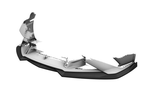 CSR Frontspoiler | Cup-Spoilerlippe mit ABE für Lamborghini Huracan CSL915-C Carbon Look Hochglanz (keine Lackierung erforderlich)