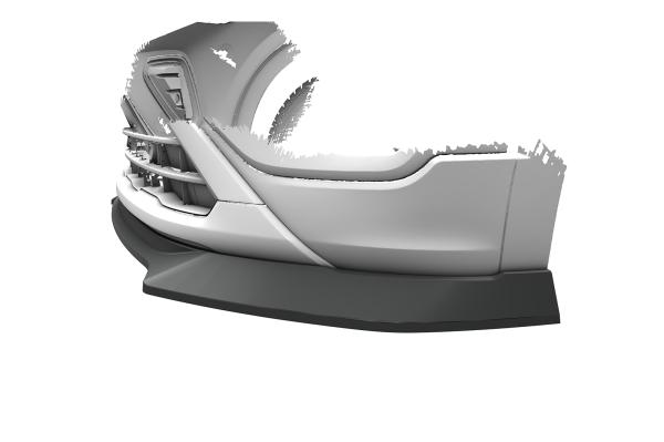 CSR Frontspoiler | Cup-Spoilerlippe mit ABE für VW T-Cross (Typ C1) CSL922-G Glossy schwarz Hochglanz (keine Lackierung erforderlich)