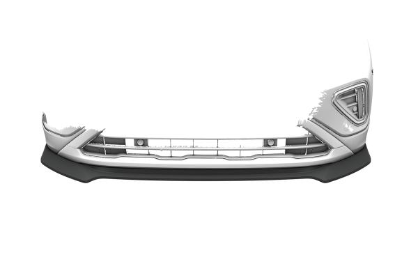 CSR Frontspoiler | Cup-Spoilerlippe mit ABE für VW T-Cross (Typ C1) CSL922-G Glossy schwarz Hochglanz (keine Lackierung erforderlich)