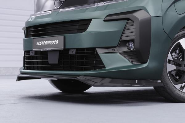 CSR Frontspoiler | Cup-Spoilerlippe mit ABE für Opel Zafira Life CSL926-C Carbon Look Hochglanz (keine Lackierung erforderlich)