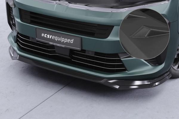 CSR Frontspoiler | Cup-Spoilerlippe mit ABE für Opel Zafira Life CSL926-L Lackierung erforderlich (unlackiert roh)