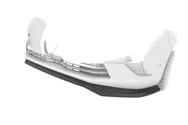 CSR Frontspoiler | Cup-Spoilerlippe mit ABE für Opel Zafira Life CSL926-C Carbon Look Hochglanz (keine Lackierung erforderlich)