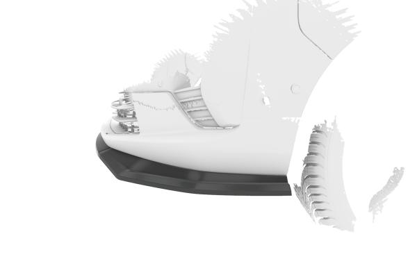 CSR Frontspoiler | Cup-Spoilerlippe mit ABE für Opel Zafira Life CSL926-C Carbon Look Hochglanz (keine Lackierung erforderlich)