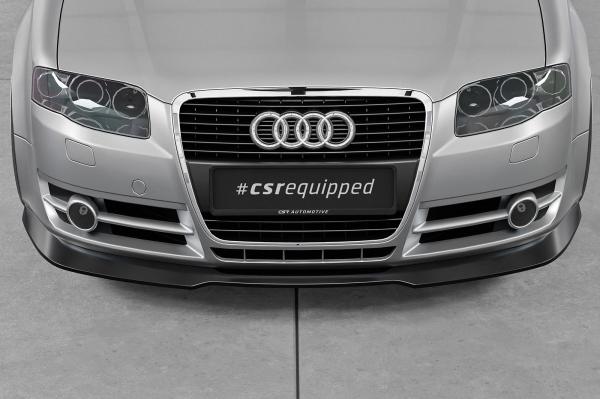 CSR Frontspoiler | Cup-Spoilerlippe mit ABE für Audi A4 B7 CSL928-G Glossy schwarz Hochglanz (keine Lackierung erforderlich)