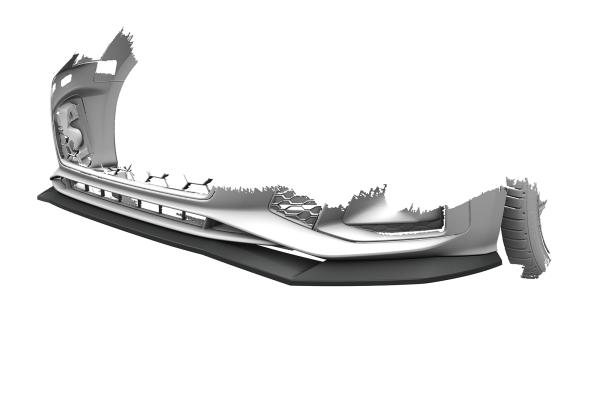 CSR Frontspoiler | Cup-Spoilerlippe mit ABE für Audi A5 F5 Sportback CSL929-G Glossy schwarz Hochglanz (keine Lackierung erforderlich)