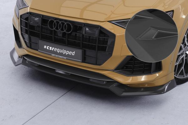 CSR Frontspoiler | Cup-Spoilerlippe mit ABE für Audi Q8 4M CSL931-L Lackierung erforderlich (unlackiert roh)