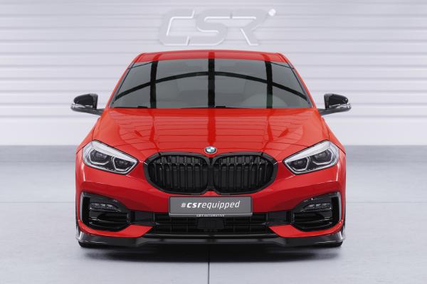 CSR Frontspoiler | Cup-Spoilerlippe mit ABE für BMW 1er F40 CSL933-L Lackierung erforderlich (unlackiert roh)