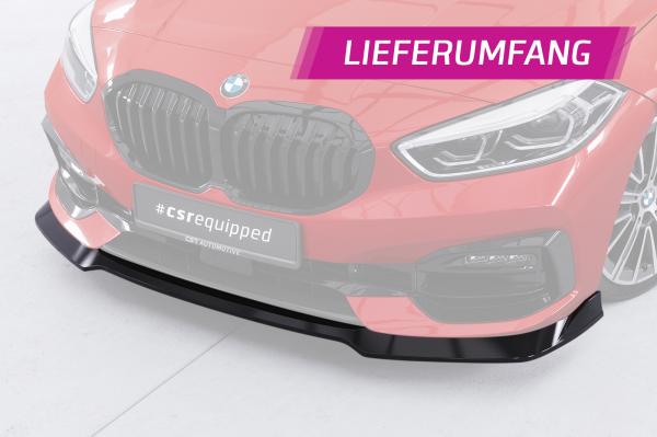 CSR Frontspoiler | Cup-Spoilerlippe mit ABE für BMW 1er F40 CSL933-L Lackierung erforderlich (unlackiert roh)