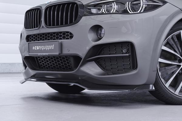 CSR Frontspoiler | Cup-Spoilerlippe mit ABE für BMW X5 (F15) M-Paket CSL934-L Lackierung erforderlich (unlackiert roh)