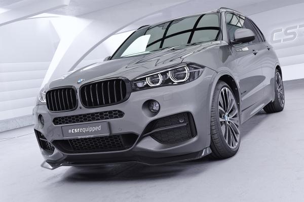 CSR Frontspoiler | Cup-Spoilerlippe mit ABE für BMW X5 (F15) M-Paket CSL934-L Lackierung erforderlich (unlackiert roh)