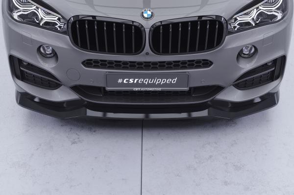 CSR Frontspoiler | Cup-Spoilerlippe mit ABE für BMW X5 (F15) M-Paket CSL934-L Lackierung erforderlich (unlackiert roh)