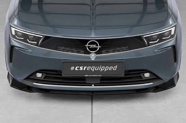 CSR Frontspoiler | Cup-Spoilerlippe mit ABE für Opel Astra L Sports Tourer CSL937-C Carbon Look Hochglanz (keine Lackierung erforderlich)