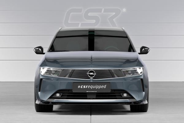 CSR Frontspoiler | Cup-Spoilerlippe mit ABE für Opel Astra L Sports Tourer CSL937-C Carbon Look Hochglanz (keine Lackierung erforderlich)
