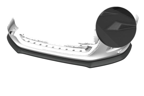 CSR Frontspoiler | Cup-Spoilerlippe mit ABE für Peugeot 308CC CSL938-S strukturiert schwarz matt (keine Lackierung erforderlich)