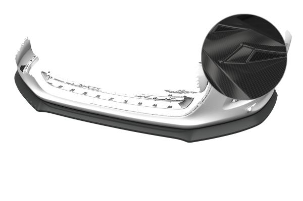 CSR Frontspoiler | Cup-Spoilerlippe mit ABE für Peugeot 308CC CSL938-C Carbon Look Hochglanz (keine Lackierung erforderlich)