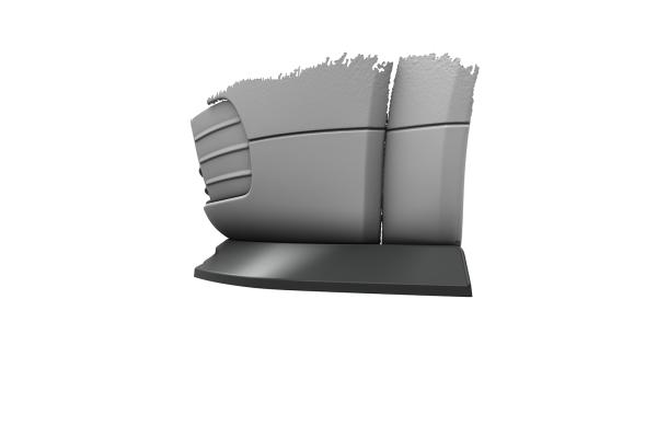 CSR Frontspoiler | Cup-Spoilerlippe mit ABE für Audi A2 (8Z) CSL942-L Lackierung erforderlich (unlackiert roh)