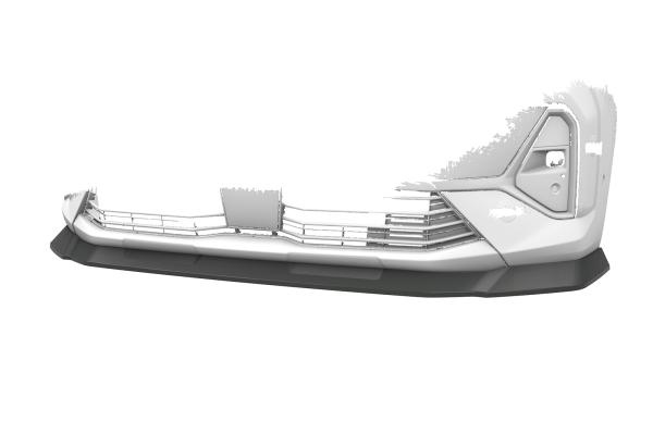 CSR Frontspoiler | Cup-Spoilerlippe mit ABE für Opel Combo E CSL943-G Glossy schwarz Hochglanz (keine Lackierung erforderlich)