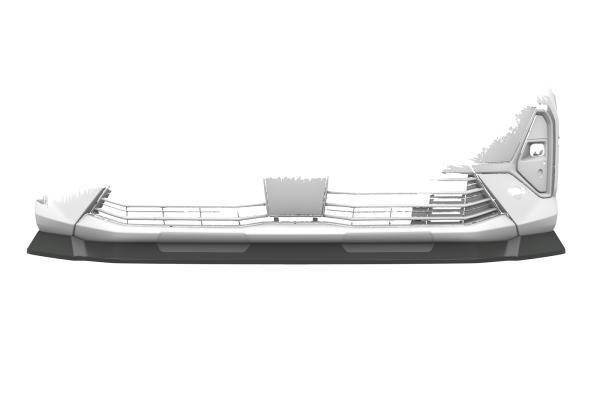 CSR Frontspoiler | Cup-Spoilerlippe mit ABE für Opel Combo E CSL943-G Glossy schwarz Hochglanz (keine Lackierung erforderlich)