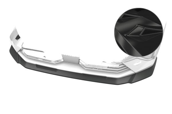 CSR Frontspoiler | Cup-Spoilerlippe mit ABE für Opel Combo E CSL943-G Glossy schwarz Hochglanz (keine Lackierung erforderlich)