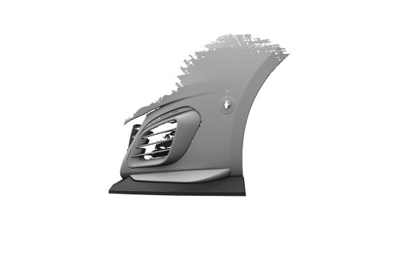 CSR Frontspoiler | Cup-Spoilerlippe mit ABE für Peugeot 308 GTi CSL944-G Glossy schwarz Hochglanz (keine Lackierung erforderlich)