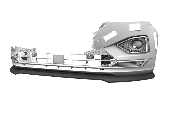 CSR Frontspoiler | Cup-Spoilerlippe mit ABE für Seat Tarraco CSL946-G Glossy schwarz Hochglanz (keine Lackierung erforderlich)