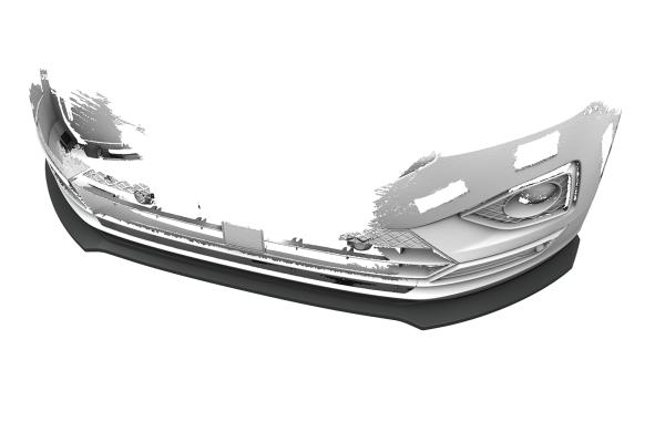 CSR Frontspoiler | Cup-Spoilerlippe mit ABE für Seat Tarraco CSL946-G Glossy schwarz Hochglanz (keine Lackierung erforderlich)