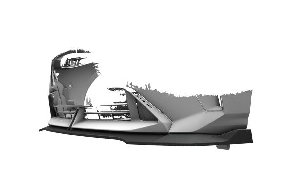 CSR Frontspoiler | Cup-Spoilerlippe mit ABE für BMW 1er F70 / 2er F74  CSL949-C Carbon Look Hochglanz (keine Lackierung erforderlich)