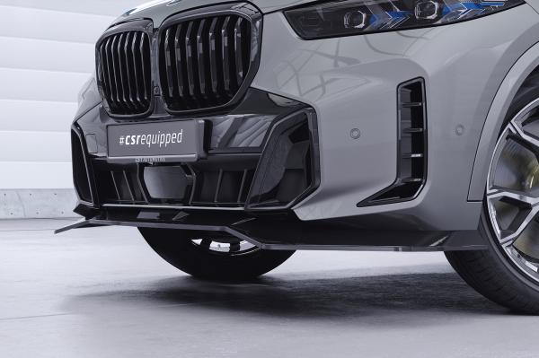 CSR Frontspoiler | Cup-Spoilerlippe mit ABE für BMW X5 G05 CSL951-C Carbon Look Hochglanz (keine Lackierung erforderlich)