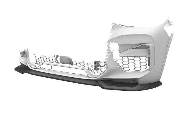 CSR Frontspoiler | Cup-Spoilerlippe mit ABE für BMW X3 M F97 / X4 M F98 CSL956-G Glossy schwarz Hochglanz (keine Lackierung erforderlich)