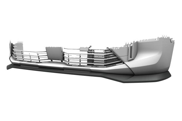 CSR Frontspoiler | Cup-Spoilerlippe mit ABE für Citroen Berlingo 3 (K9) CSL957-G Glossy schwarz Hochglanz (keine Lackierung erforderlich)