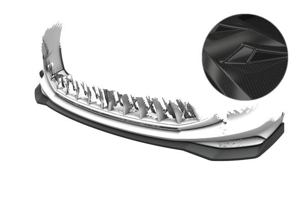 CSR Frontspoiler | Cup-Spoilerlippe mit ABE für DFSK Forthing 4-U-Tour CSL959-C Carbon Look Hochglanz (keine Lackierung erforderlich)