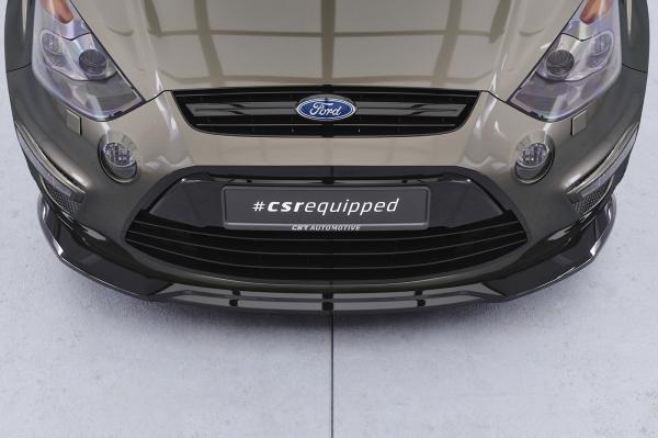 CSR Frontspoiler | Cup-Spoilerlippe mit ABE für Ford S-Max MK1 (WA6) CSL960-G Glossy schwarz Hochglanz (keine Lackierung erforderlich)